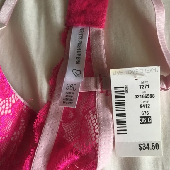 Pink Lacey bra! - Picture 2 of 2